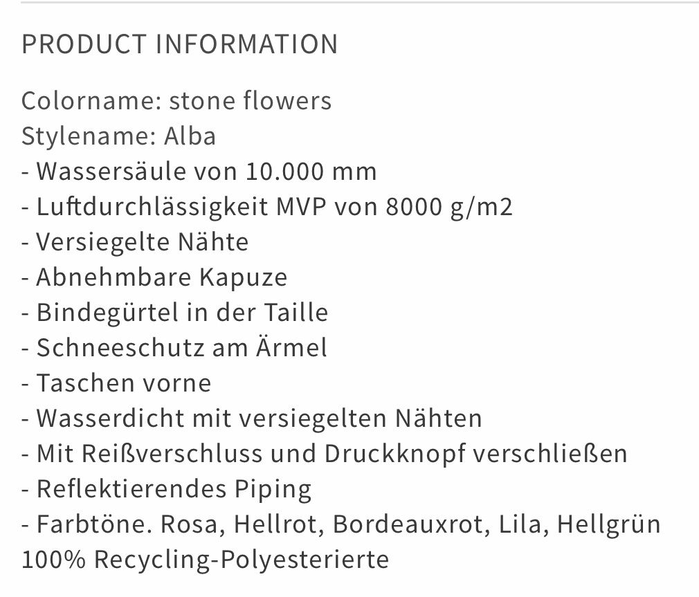 Vestes & Manteaux: Neue Regenjacke von Wheat – Neuf avec emballage d'origine à Steffisburg par elle013 1
