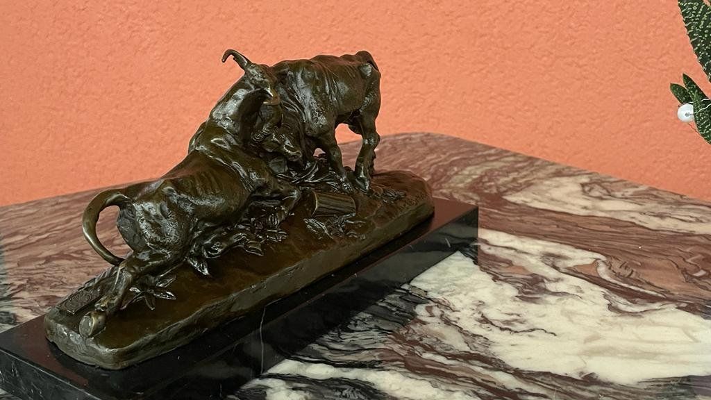 Sculture & Statue: Bronzefigur Kämpfender Stierkampf signiert – Usato da Lengnau BE venduto da Steinbock. 1