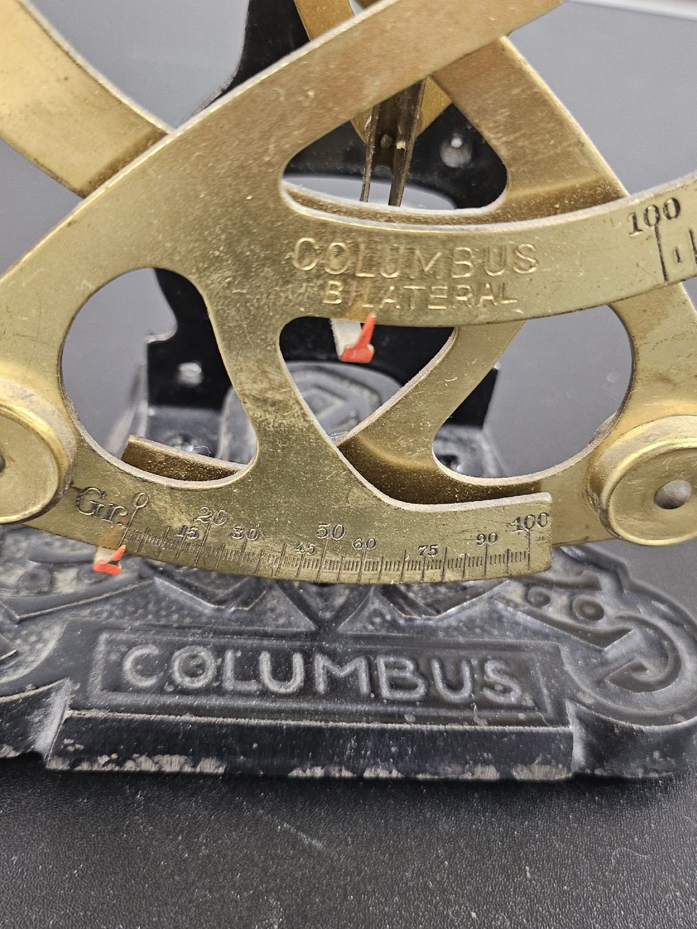 Altra tecnologia per ufficio: Antike Columbus Briefwaage Bilateral Messskala alt – Usato da St. Gallen venduto da Cocos_Ricardo 3