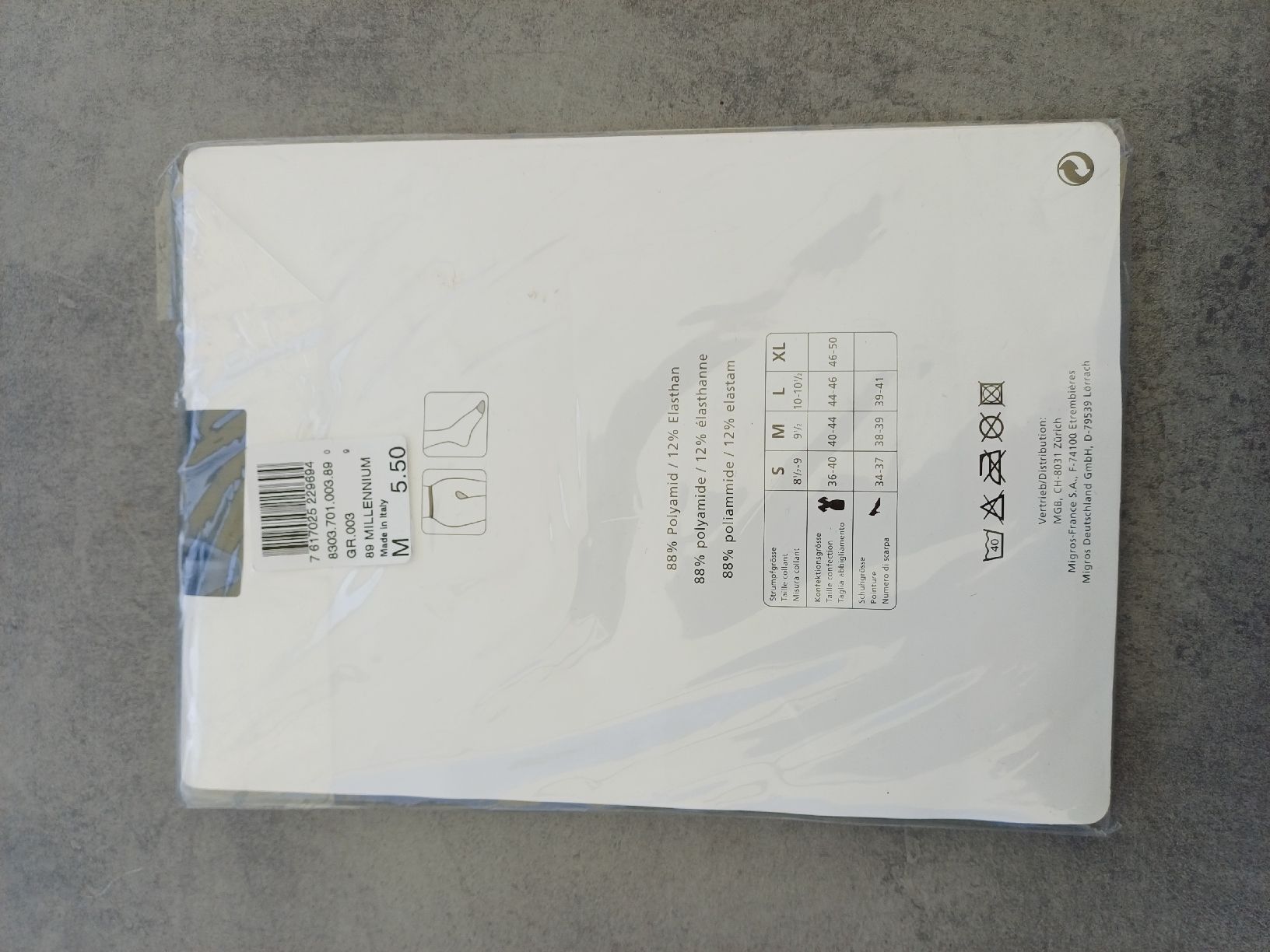 Calze & Collant: Strumpfhose anthrazit, Grösse L – Nuovo (secondo la descrizione) da Ebikon venduto da Alexjasmin 1