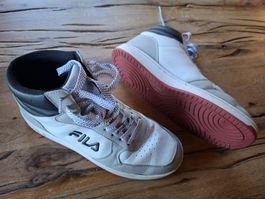 Fila Sneaker High Top Weiss Grau Grösse 42