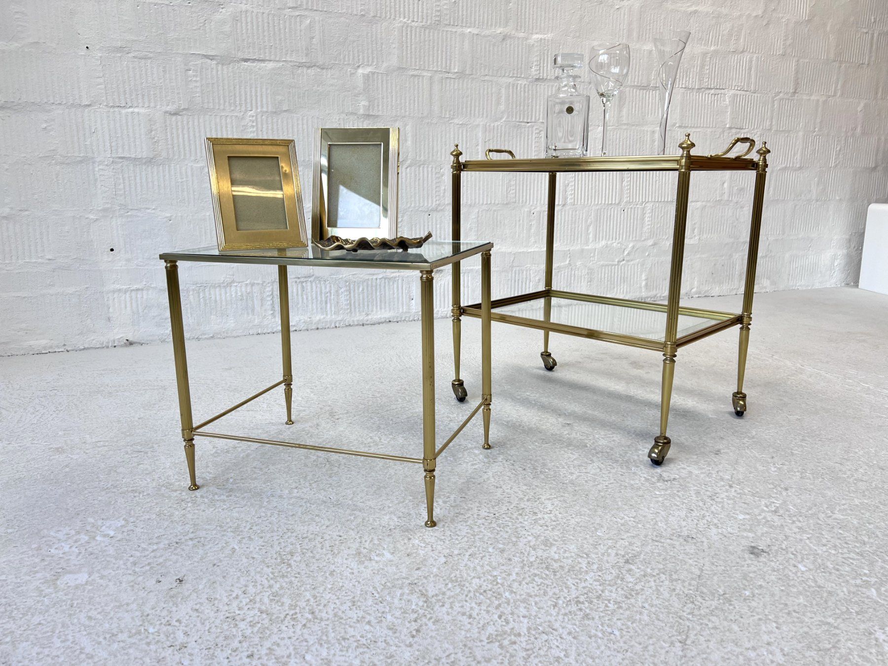 Tische: Vintage Beistelltisch - Messing – Gebraucht aus Walzenhausen von stilvollwohnen 7