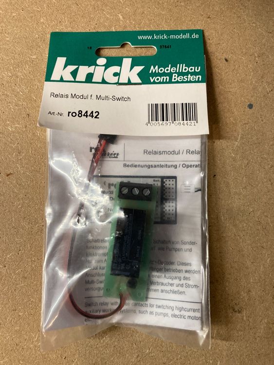 Krick Relais Modul f. Multi-Switch (Neu und originalverpackt) in ...