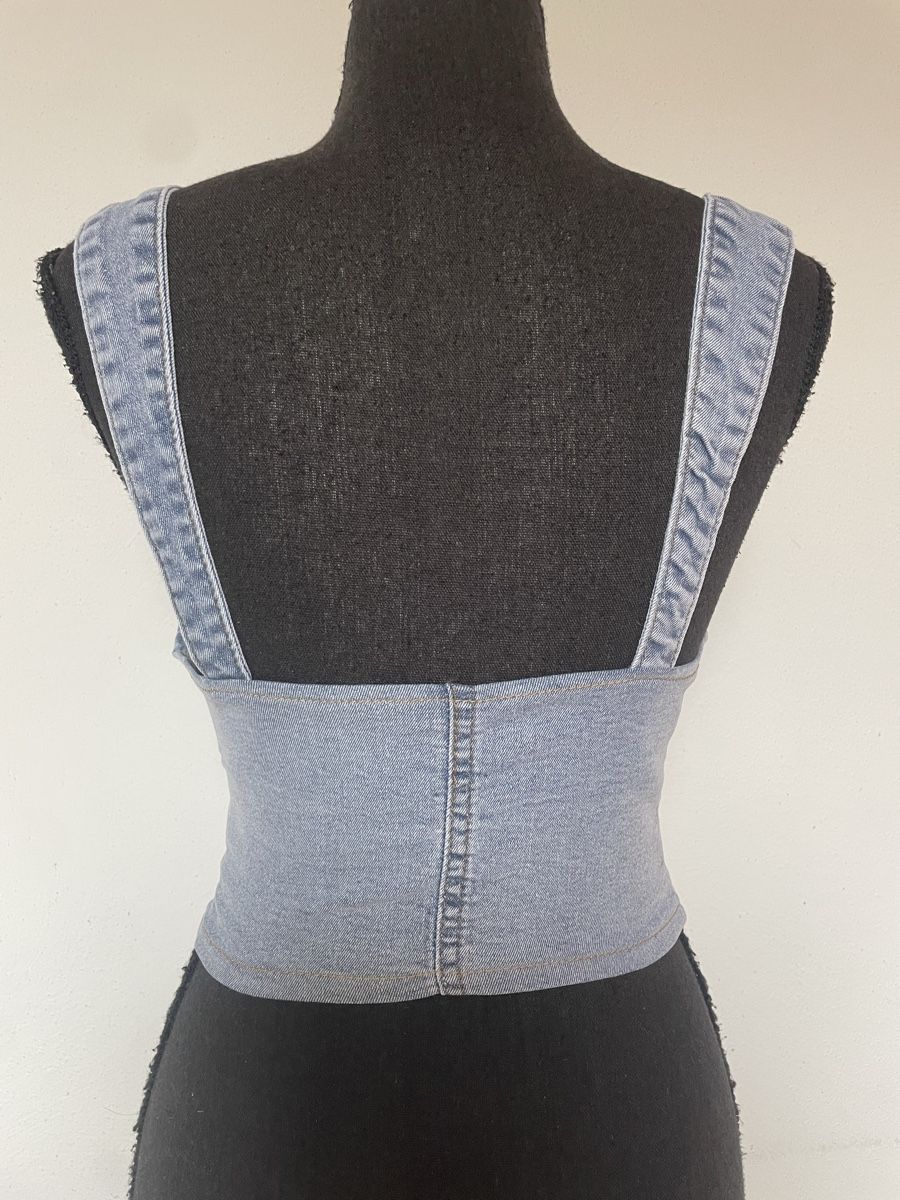 Top: Boho Jeansbustier – Nuovo (secondo la descrizione) da Sigriswil venduto da ck56 1