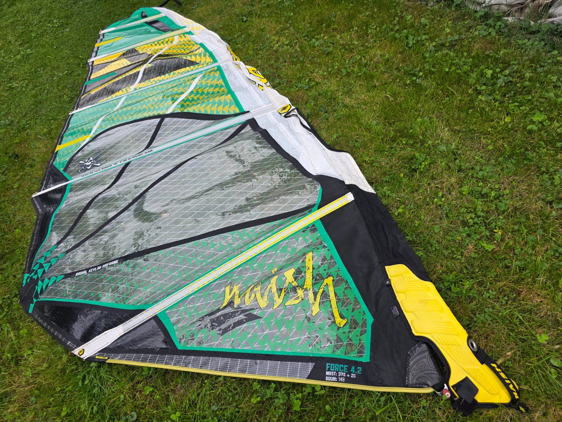 Naish Surf: Windsurfsegel Naish Force 4,2 – Usato da Buchs SG venduto da swisssurfer007 1