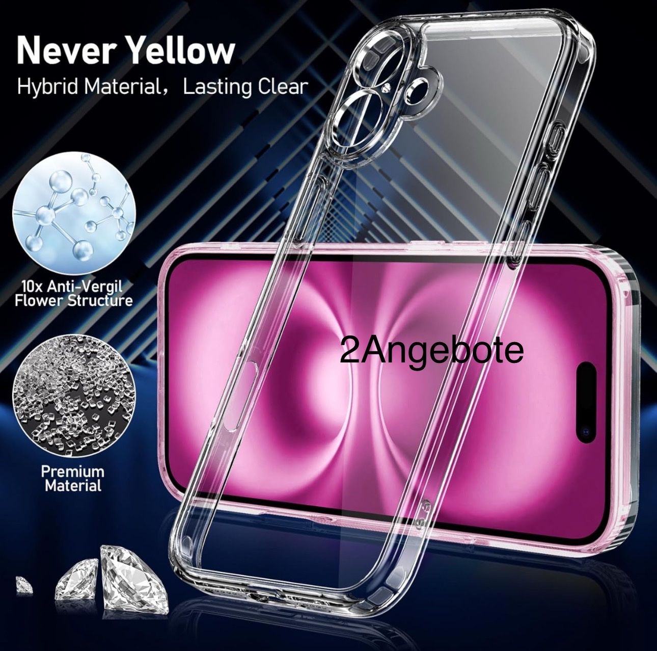Apple Cover & Protezioni schermo: iPhone 16 Plus Schutzhülle / TPU  mit KameraSchutz Hülle – Nuovo e nell'imballaggio originale da Rudolfstetten venduto da 2Angebote 2