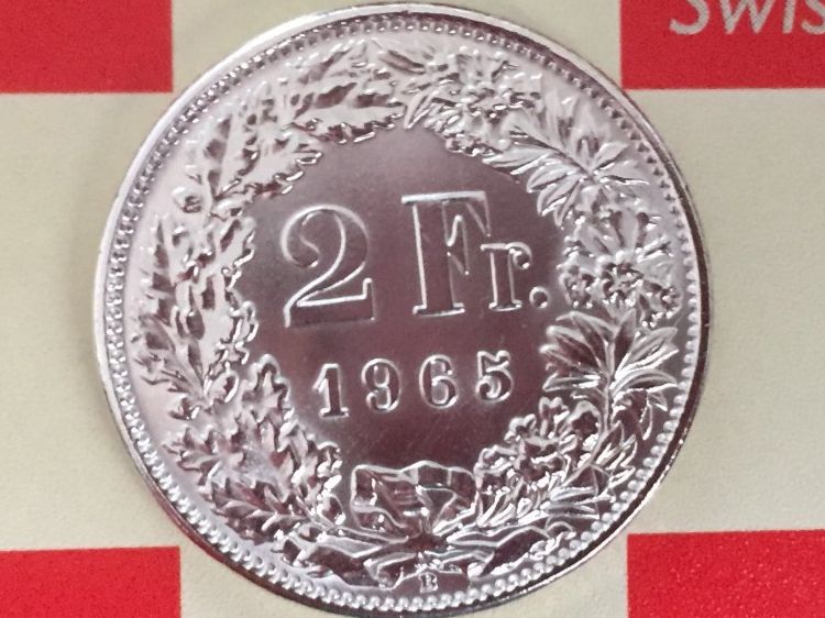 Alle Münzen: 2 Franken 1965 unz – Neu (gemäss Beschreibung) aus Elsau von herbybay 3