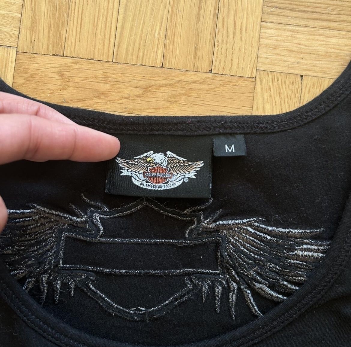 Tops: Harley Davidson black long sleeve top  – D'occasion à Zürich par ori_9dcy 2