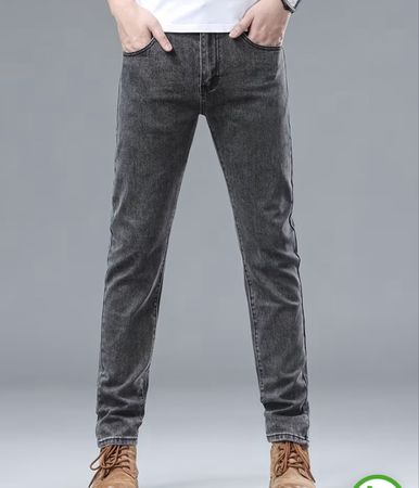 Neue Coole Jeans für Herren in Grau, Gr. XXL