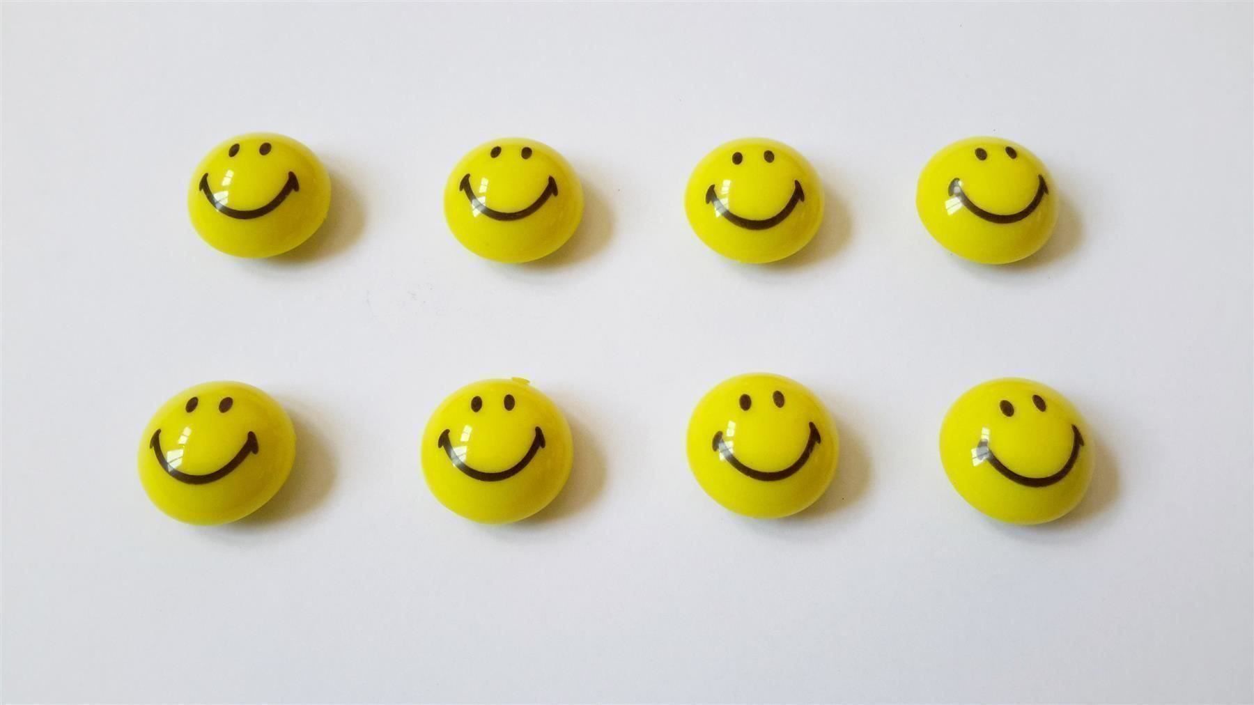 Magnete: Magnete Smiley 8 Stück, 20 mm – Neu und originalverpackt aus St. Gallen von cointec 7