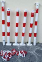 Absperrpfosten Stahl umlegbar / poteaux de barrièr pliable