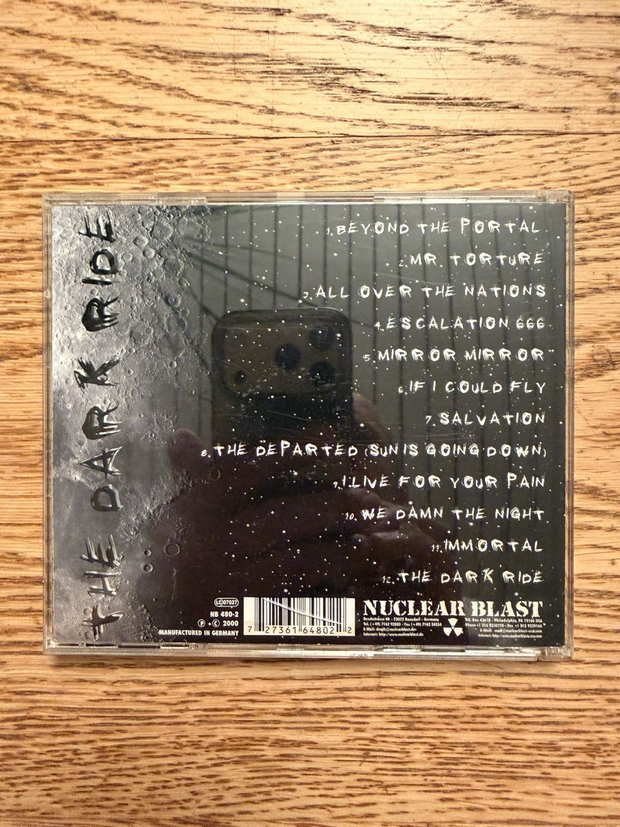 CD: Helloween: The Dark Ride CD (2000) – Usato da Hünenberg venduto da Paddels 1