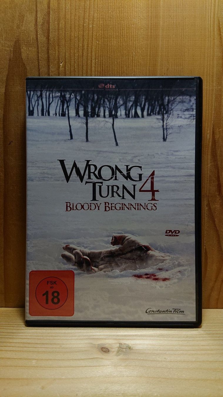Alle DVDs: WRONG TURN 4 Bloody Beginnings auf DVD – Gebraucht aus Wilderswil von Exebub