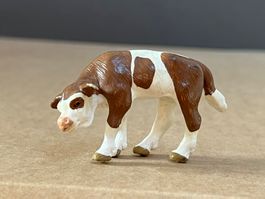 Schleich – 13110 Kalb stehend, braun/weiss