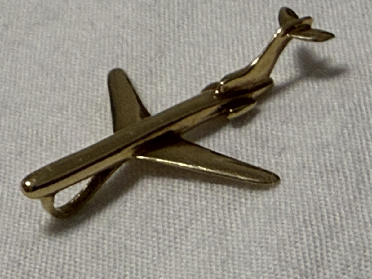 Anhänger: Flugzeug Anhänger Gold 14k – Gebraucht aus Oberhof von RealStone 9