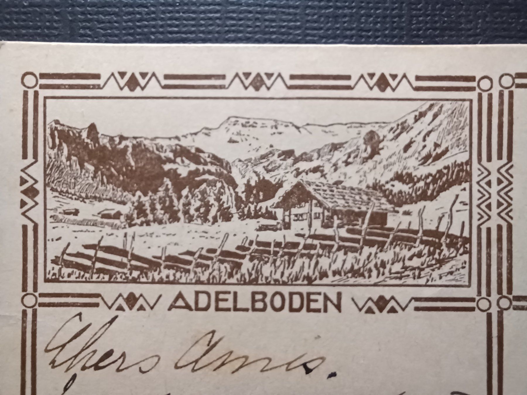 Tutti i francobolli: Bildpostkarte Adelboden ,1930 gelaufen – Usato da Aarau Rohr venduto da mgvw 1