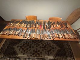 Messersammlung Küchenmesser alt ca. 185 Stk.