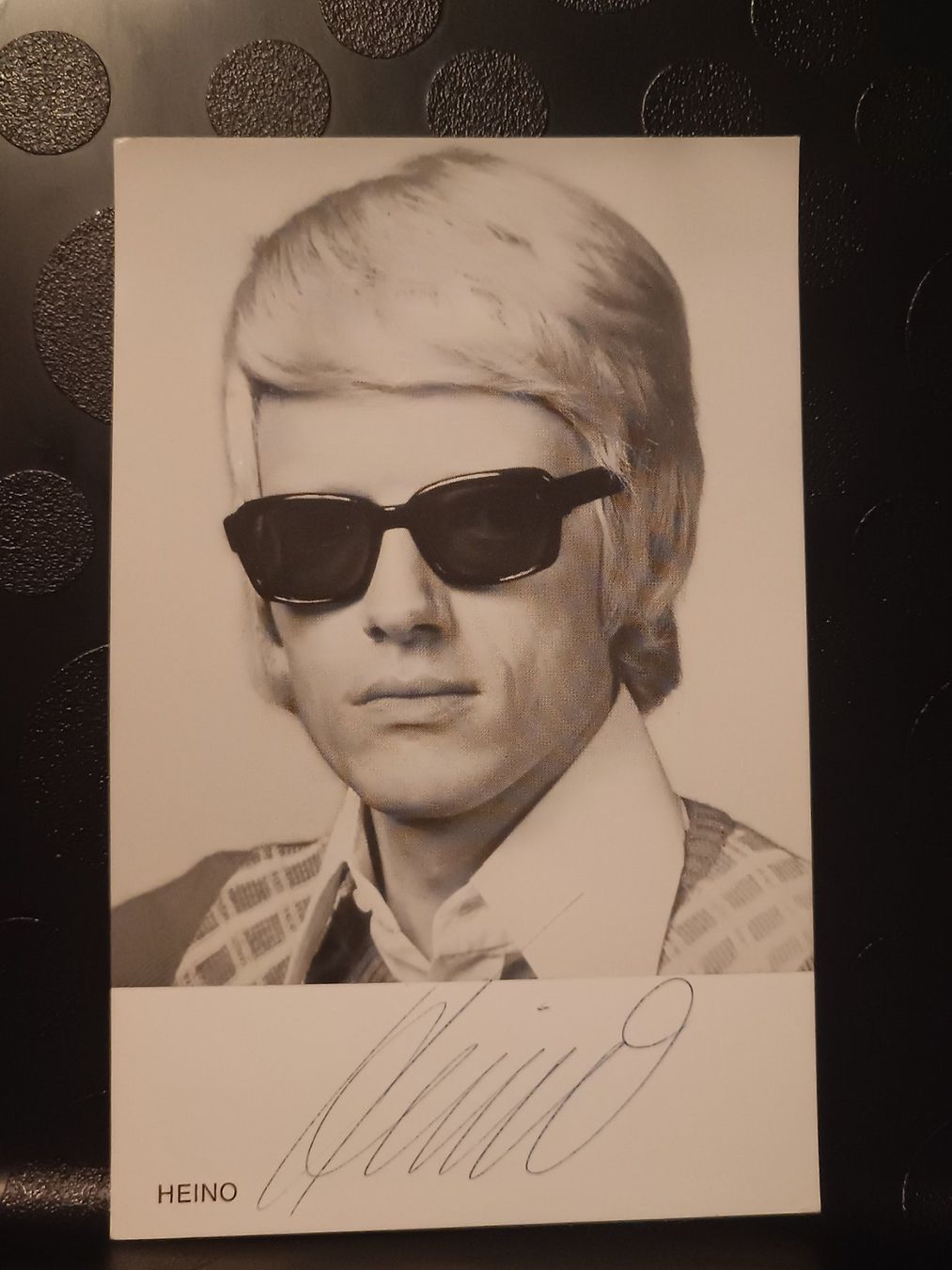Autogramme: Heino -  handsignierte alte Karte – Gebraucht aus Menziken von Artographs