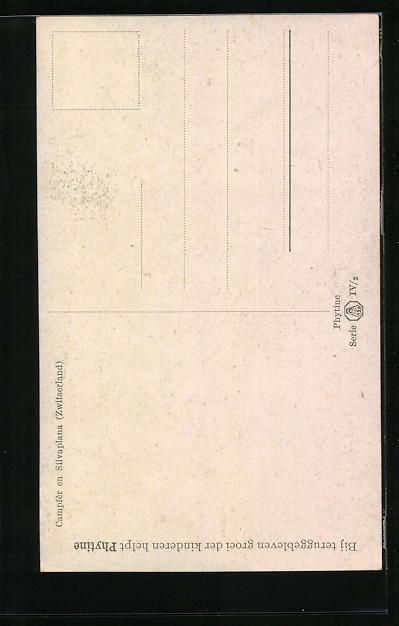 Cartoline postali: AK Campfèr, Ortsansicht mit Silvaplana – Usato da Berlin venduto da bartko-reher 1