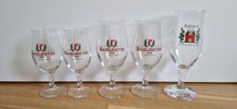 Bierglas 5 Stück, davon 3 x 0.3 dl und 2 x 0.2 dl Baselbiet 