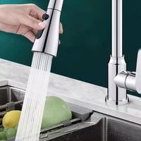 Wasserhahn Aufsatz Schwenkbar - 1080° Drehung, 2 Strahlarten, Universal