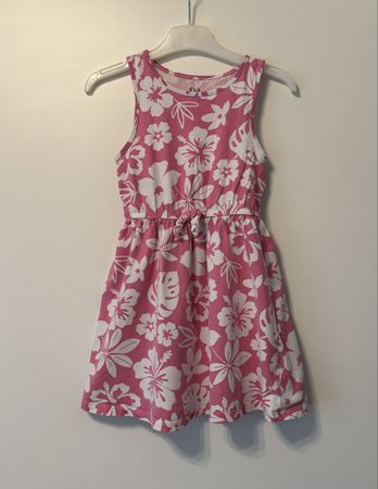 Sommerkleid Blumen/Pink Gr. 110