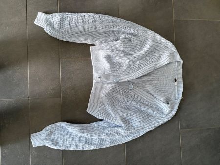 Hellbalue Strickjacke, Gr. S,