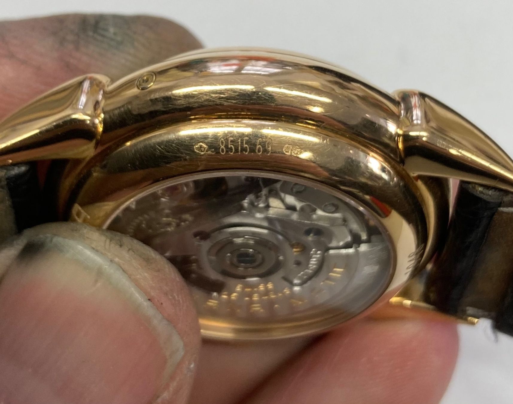 Eterna Orologi: Eterna Golduhr Vollkalender Chronograph – Usato da Sempach venduto da Pablonsky 7