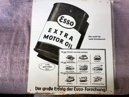 Esso extra motor oil tankstelle benzin