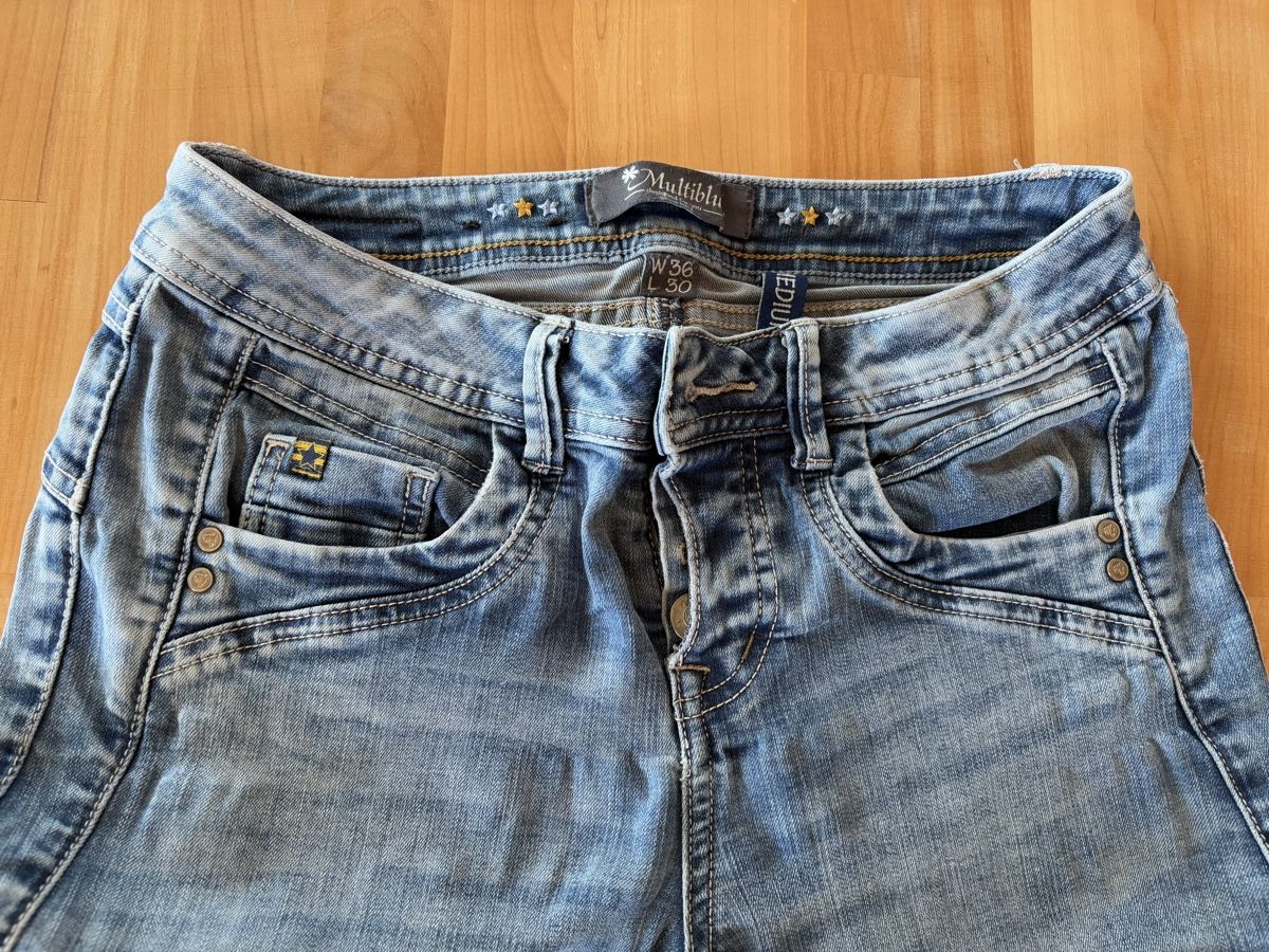Jeans: Damen Jeans Hosen von Multiblu Gr. 36 – Usato da Rümlang venduto da euqinom16 1
