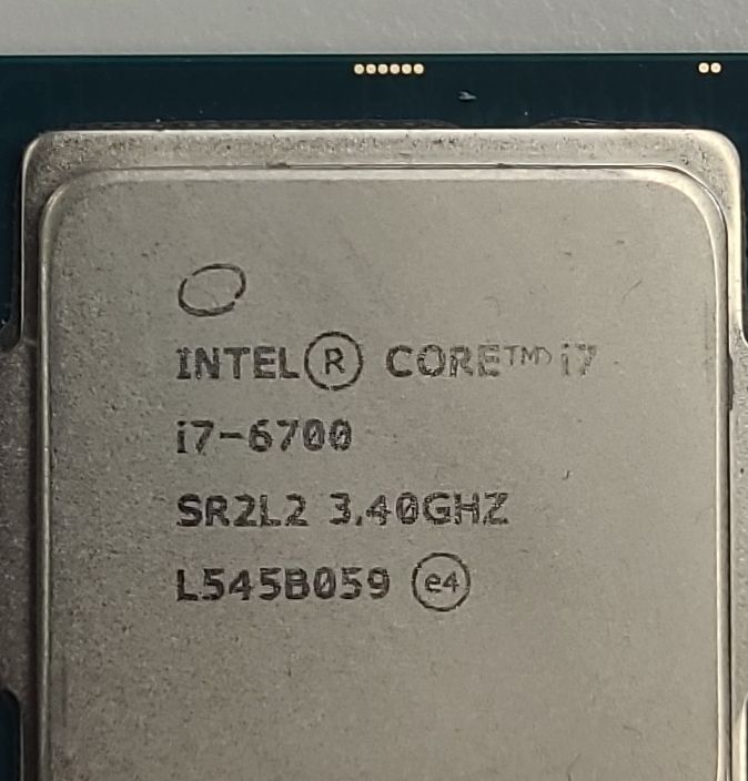 Intel Elektronikbauteile: Prozessor Intel Core i7-6700 3.40GHz  – Gebraucht aus Aarau von DataShop-Aarau
