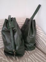 Leder Seesack Grün