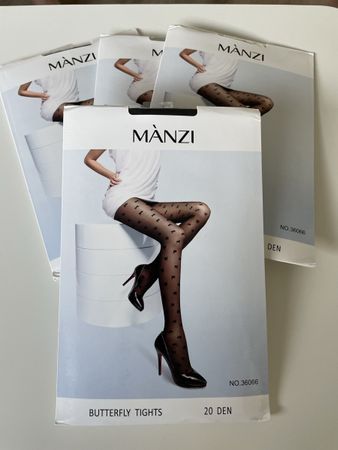 Black Butterfly Tights 20 DEN – S/M – CHF 5 | Buy 3 Get 1 Fr