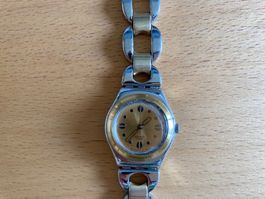 SWATCH Irony Gold-Silber Stahl - gebraucht - extra Glieder