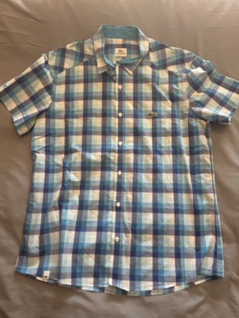 Chemise homme à carreaux Lacoste, taille 42