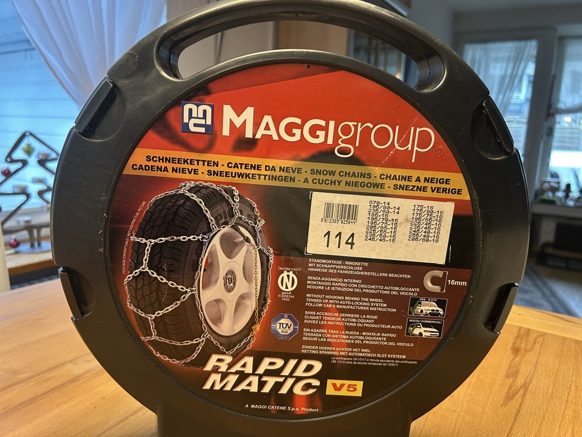Chaînes à neige: Schneeketten Maggigroup – Neuf avec emballage d'origine à Riehen par Rodiba
