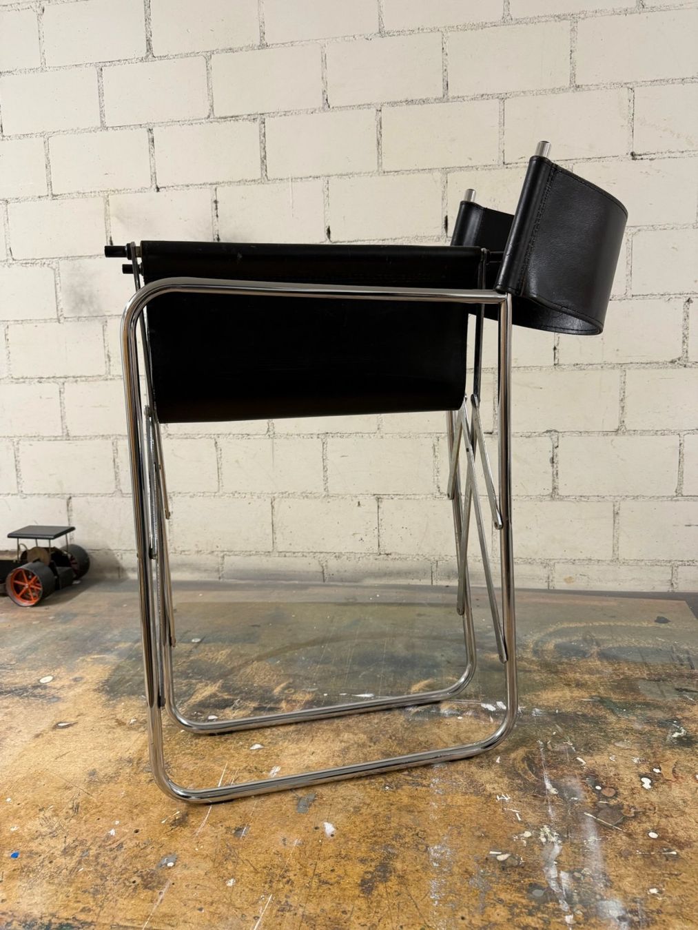 Chaises: klappbare Designer Leder Stühle – D'occasion à Staufen par MARINTSUM 5