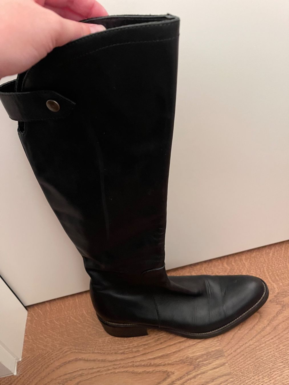 Scarpe da donna: Schwarze Lederstiefel, Grösse 36 – Usato da Chur venduto da hok_qp7l 1