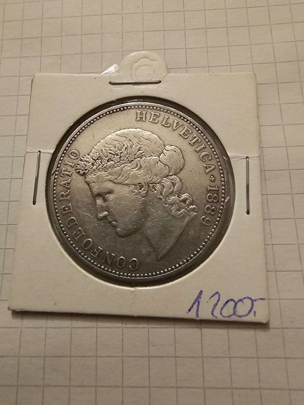 Tutti le monete: monnaie suisse 1889 – Usato da Yverdon-les-Bains venduto da mancheacoulles