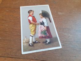 APPENZELLER TRACHTEN - KINDER PAAR - WEISSBAD 1926
