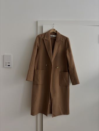 Zara Mantel hellbraun Grösse S in gutem Zustand