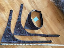 3er Set Kravatten für Fasnacht