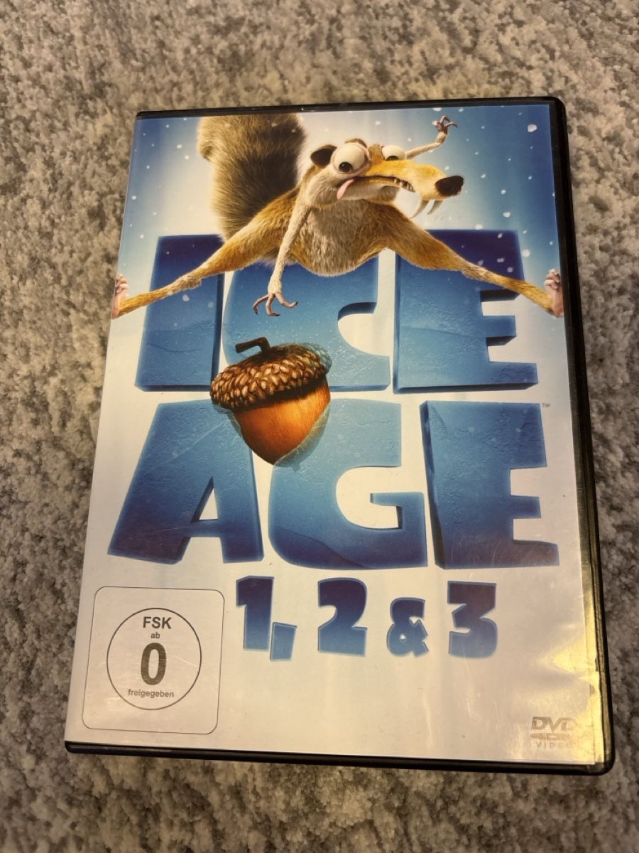 Tutti i DVDs: DVD's: Ice Age 1,2 & 3 – Usato da Rain venduto da Denbie