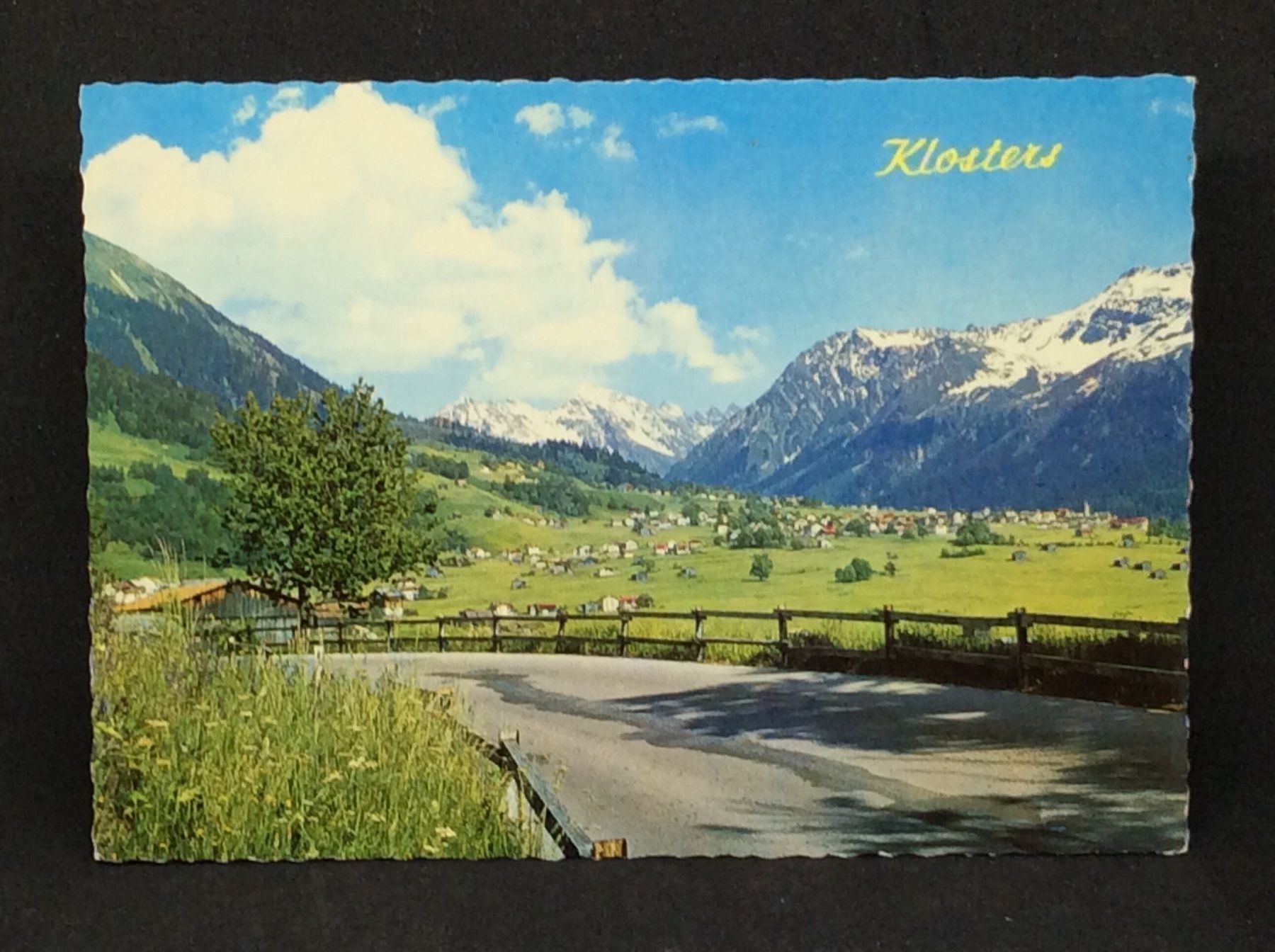 Cartoline postali: Klosters g. Silvretta u Gatschieferspitz – Usato da Widnau venduto da Brusi9