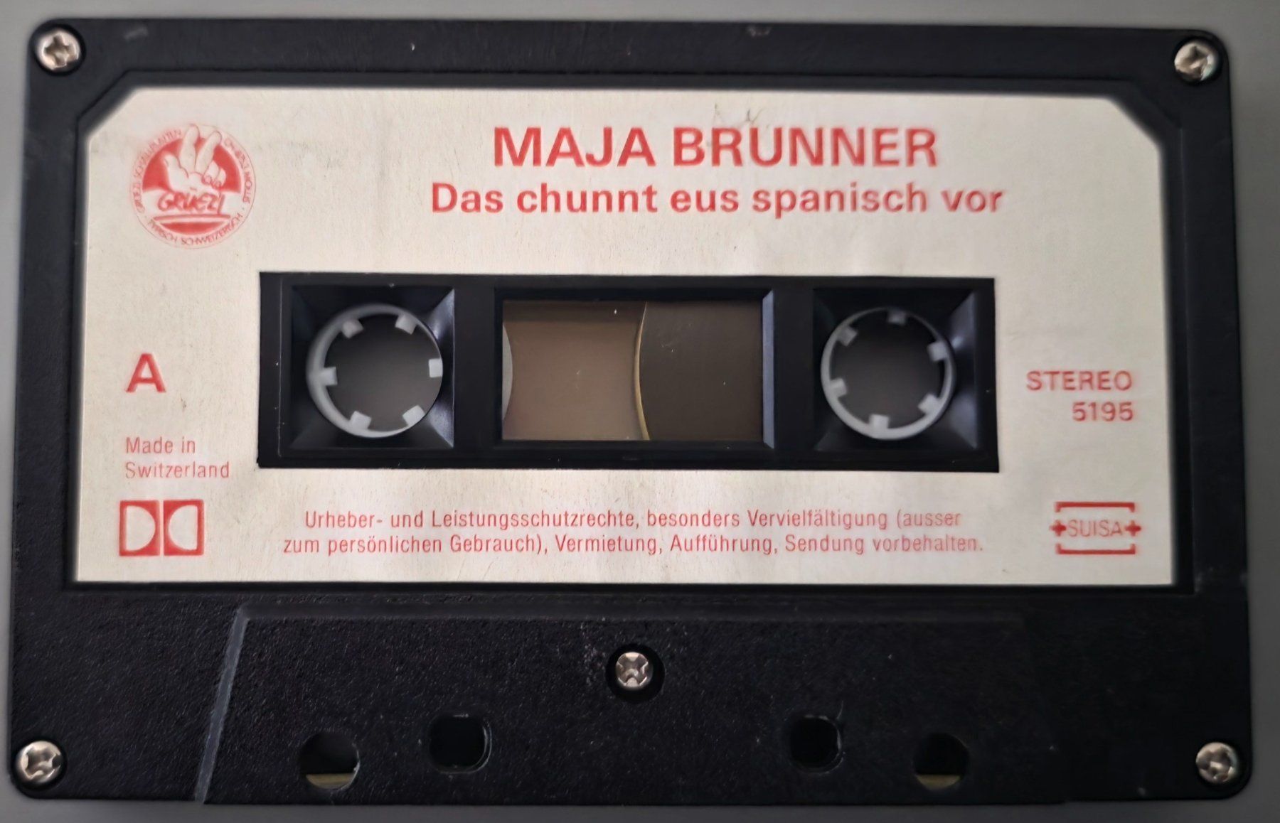 Kompaktkassetten: Maja Brunner MC – Das Chunnt Eus Spanisch Vor – Gebraucht aus Root von atelier22 3