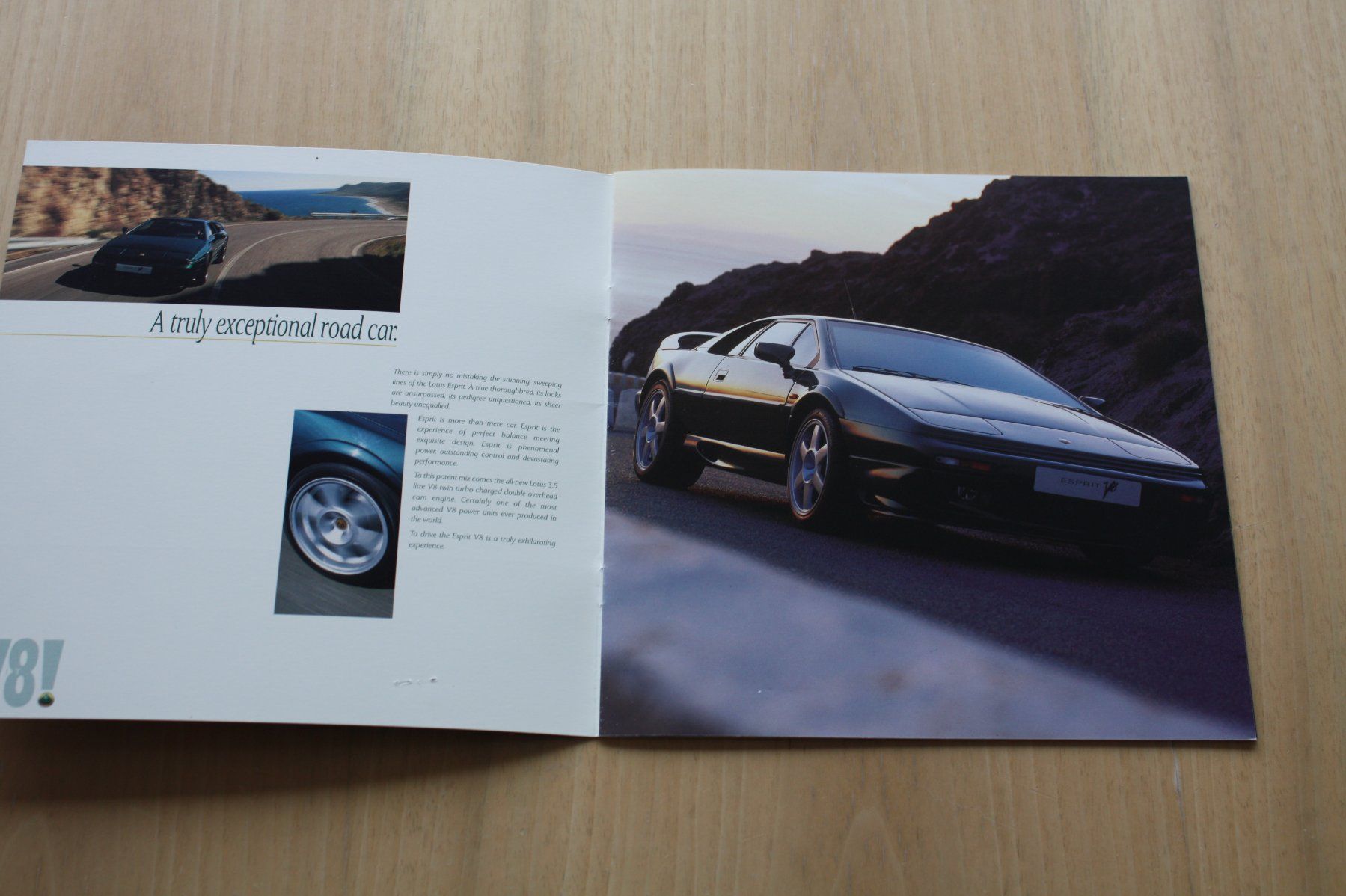 Lotus Documenti: Lotus Esprit V8 Prospekt – Usato da Wikon venduto da erwin400 1