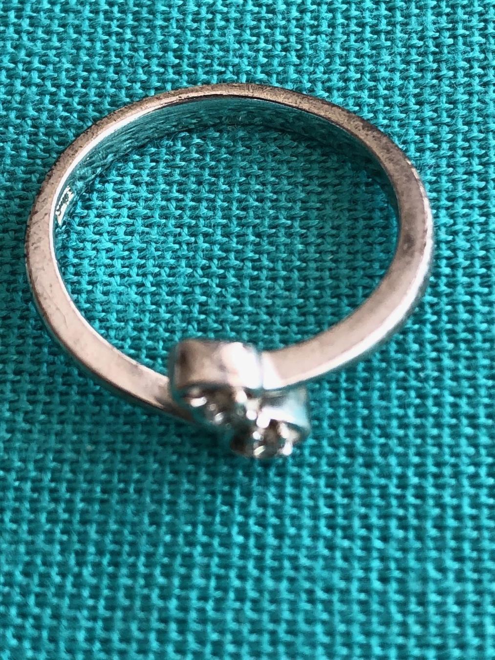 Anelli: Seltene Silber Ring mit Edelstein, 925er – Usato da Steinhausen venduto da Super05 8