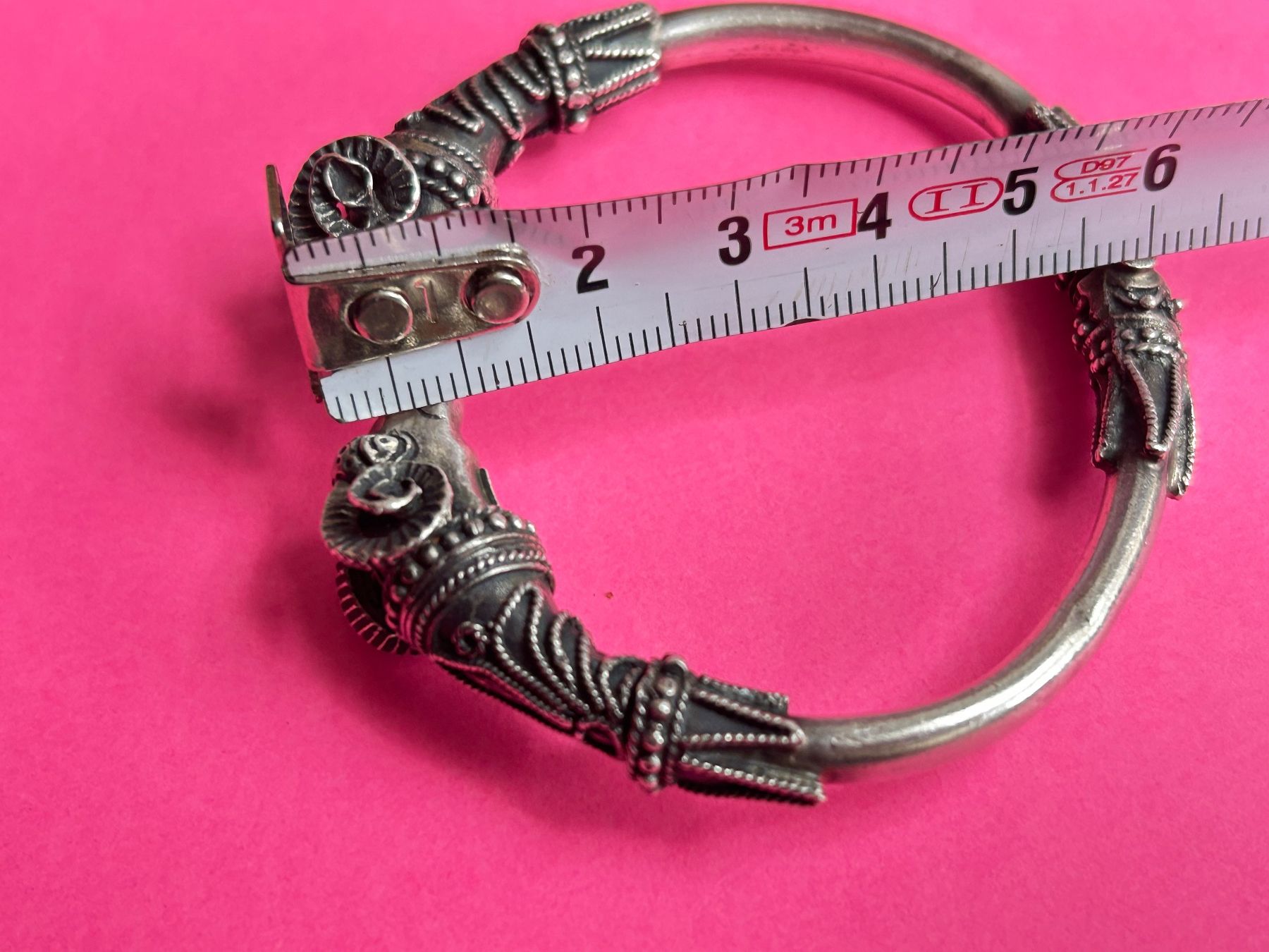 Sonstiger Schmuck: Armreif mit Widderköpfen, plus Widder-Ring (51) – Gebraucht aus Laufen von Bellebellezza 6