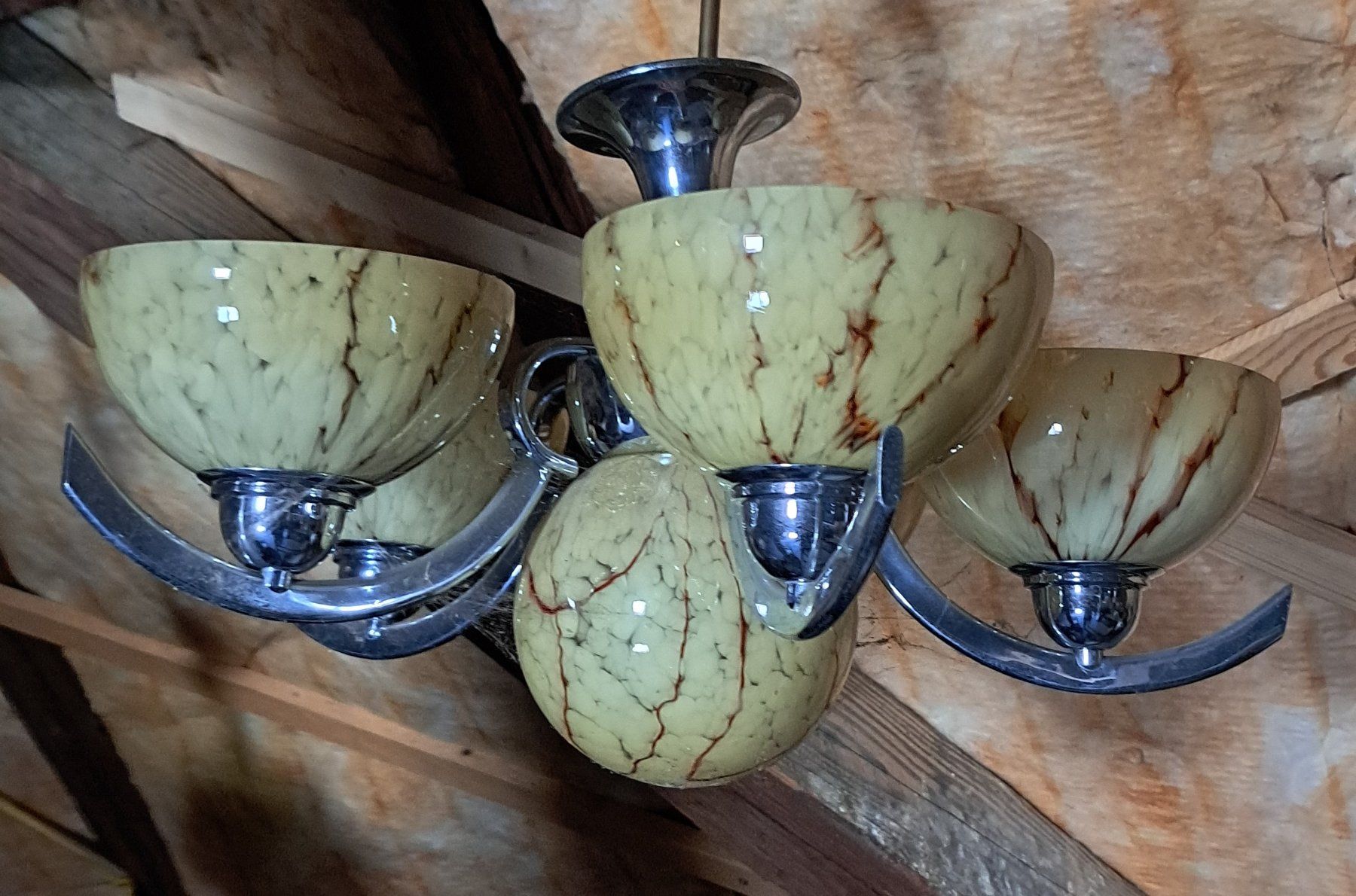 Lampadari & plafoniere: Kronleuchter  alt 4-armig  ca.1940 – Usato da Solothurn venduto da Bepposol 3