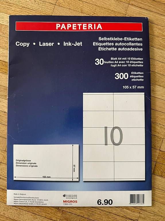 Sticker: Selbstklebe-Etiketten  ca. 40 Stück  Gratis – Usato da Zürich venduto da ssimi